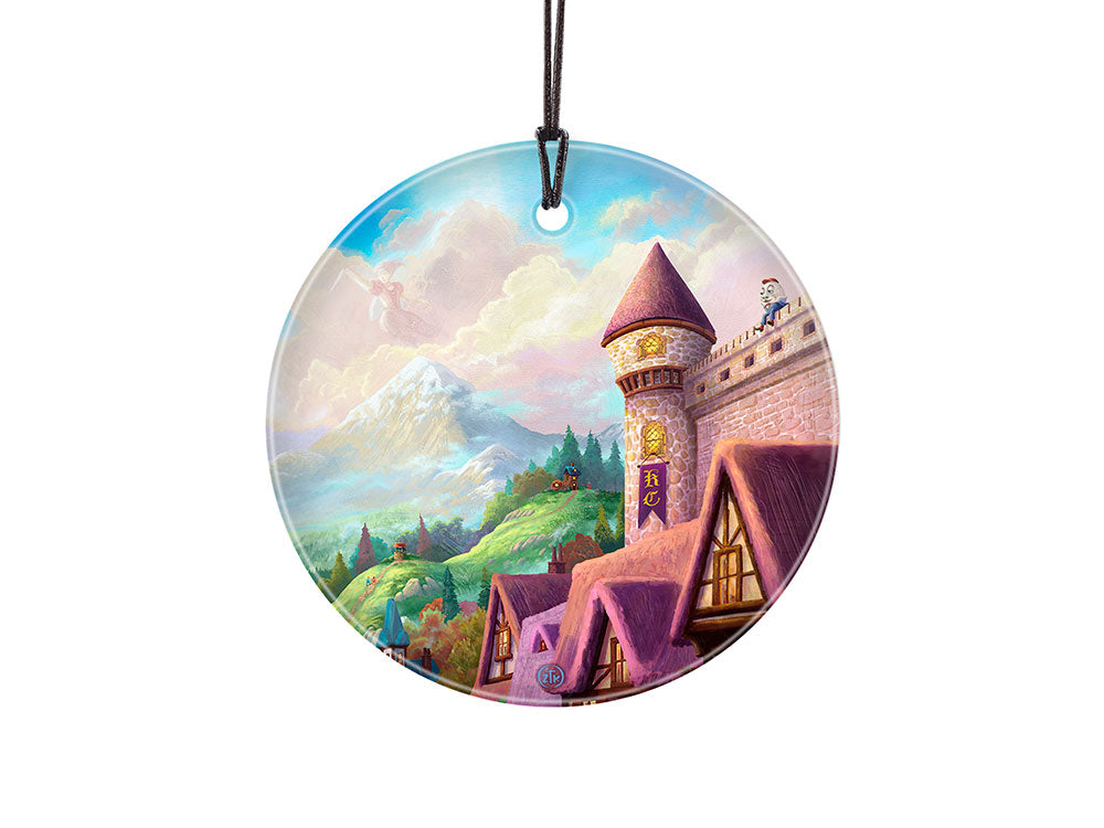 Zac Kinkade (Storybook Land - Jack and Jill) StarFire Prints™ Hanging Glass Print SPCIR1201
