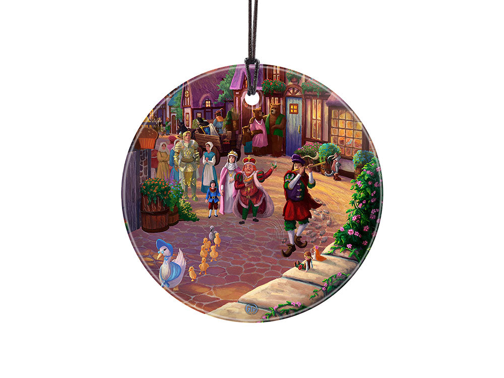 Zac Kinkade (Storybook Land - Piper) StarFire Prints™ Hanging Glass Print SPCIR1203