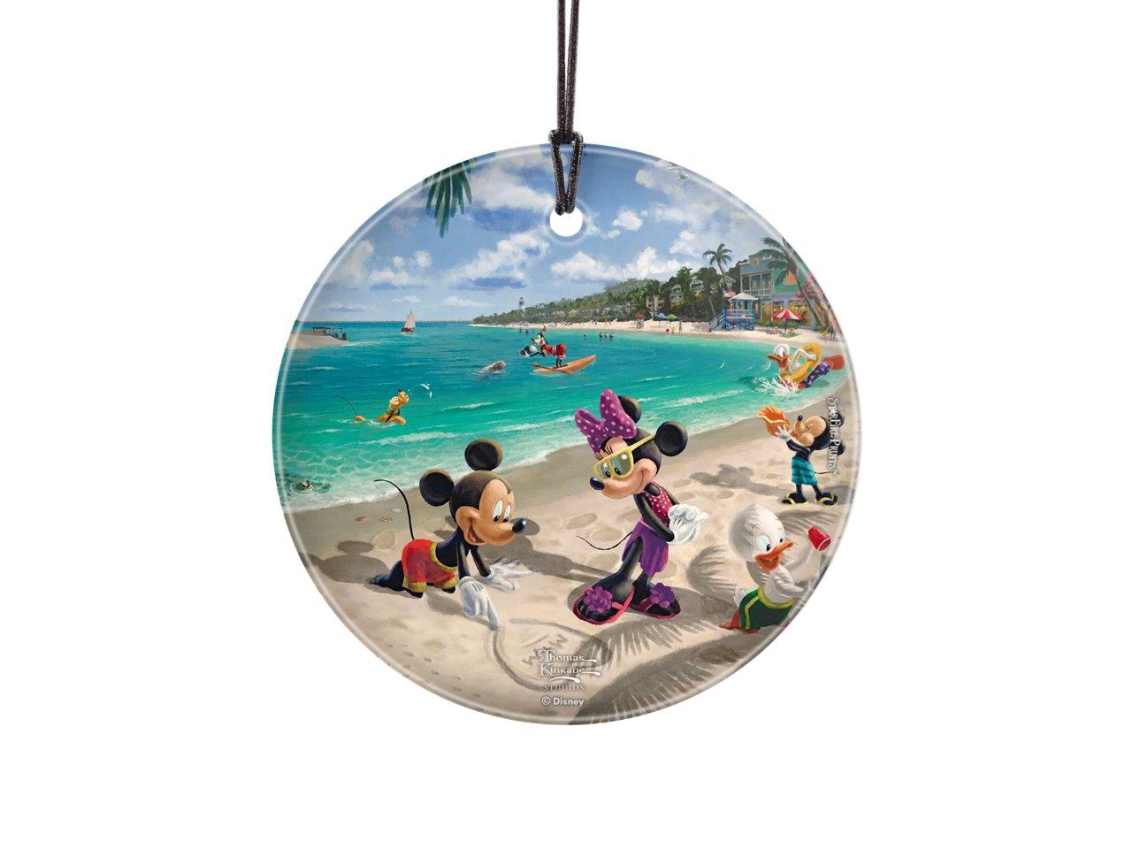 Disney (Mickey and Minnie in Florida) StarFire Prints™ Hanging Glass Print SPCIR1263