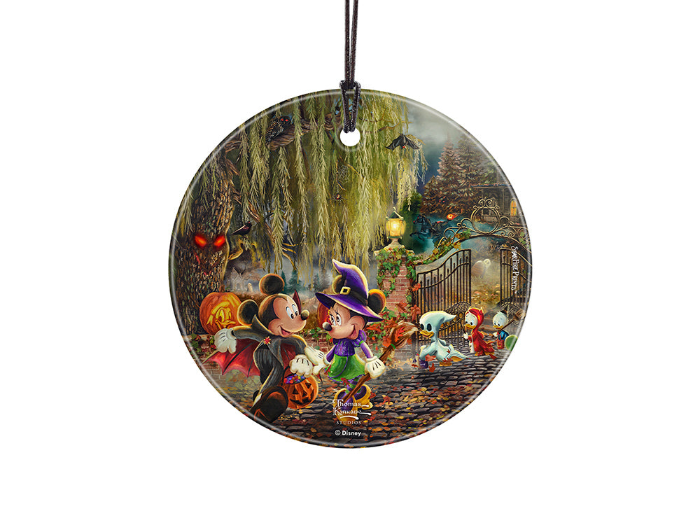 Disney (Mickey and Minnie Halloween Fun) StarFire Prints™ Hanging Glass Print SPCIR1277