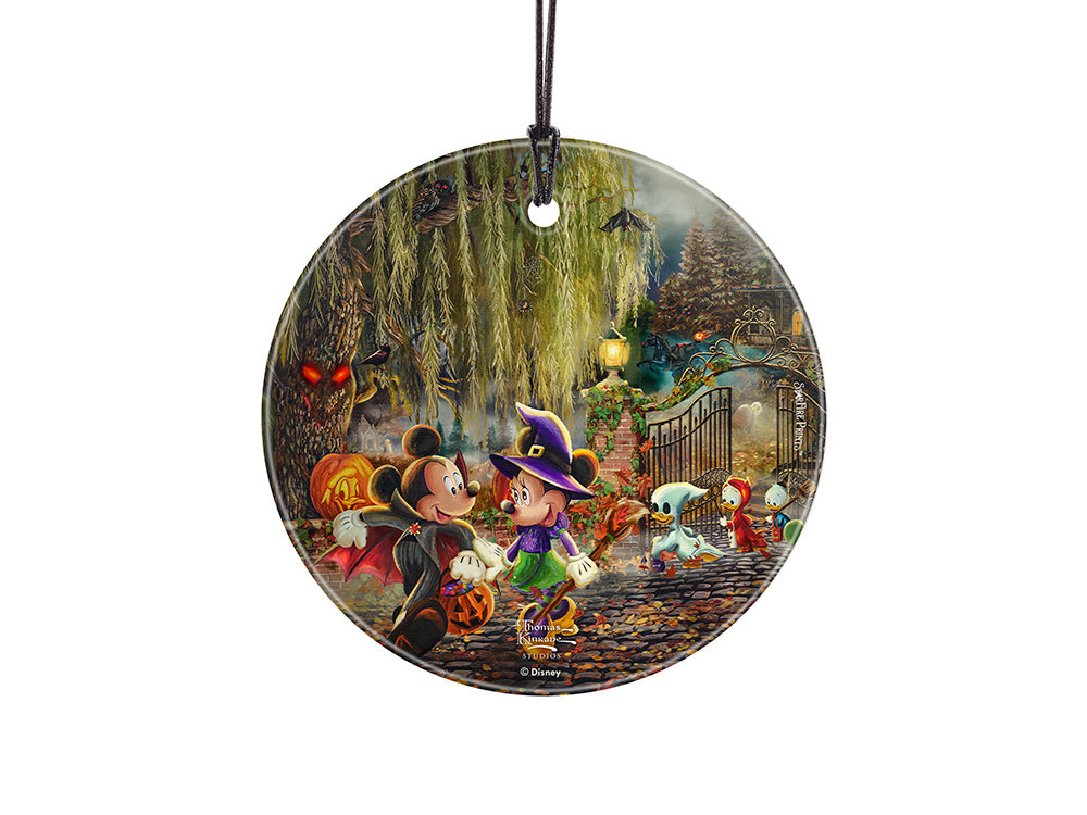 Disney (Mickey and Minnie Halloween Fun) StarFire Prints™ Hanging Glass Print SPCIR1277