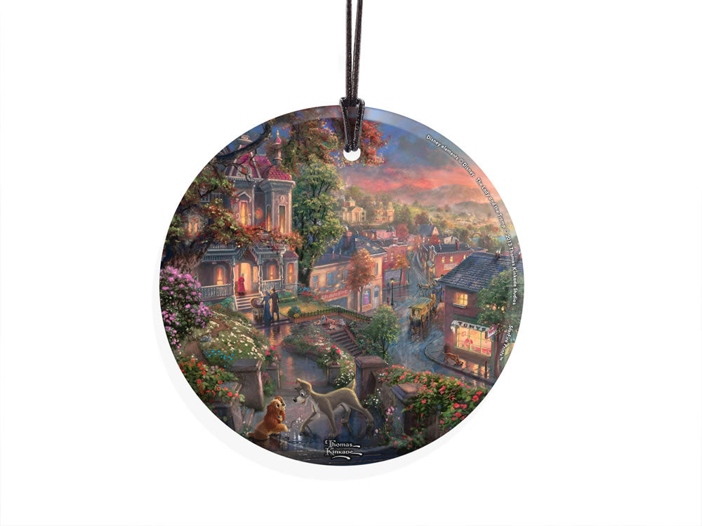 Disney (Lady and the Tramp) StarFire Prints™ Hanging Glass Print SPCIR379