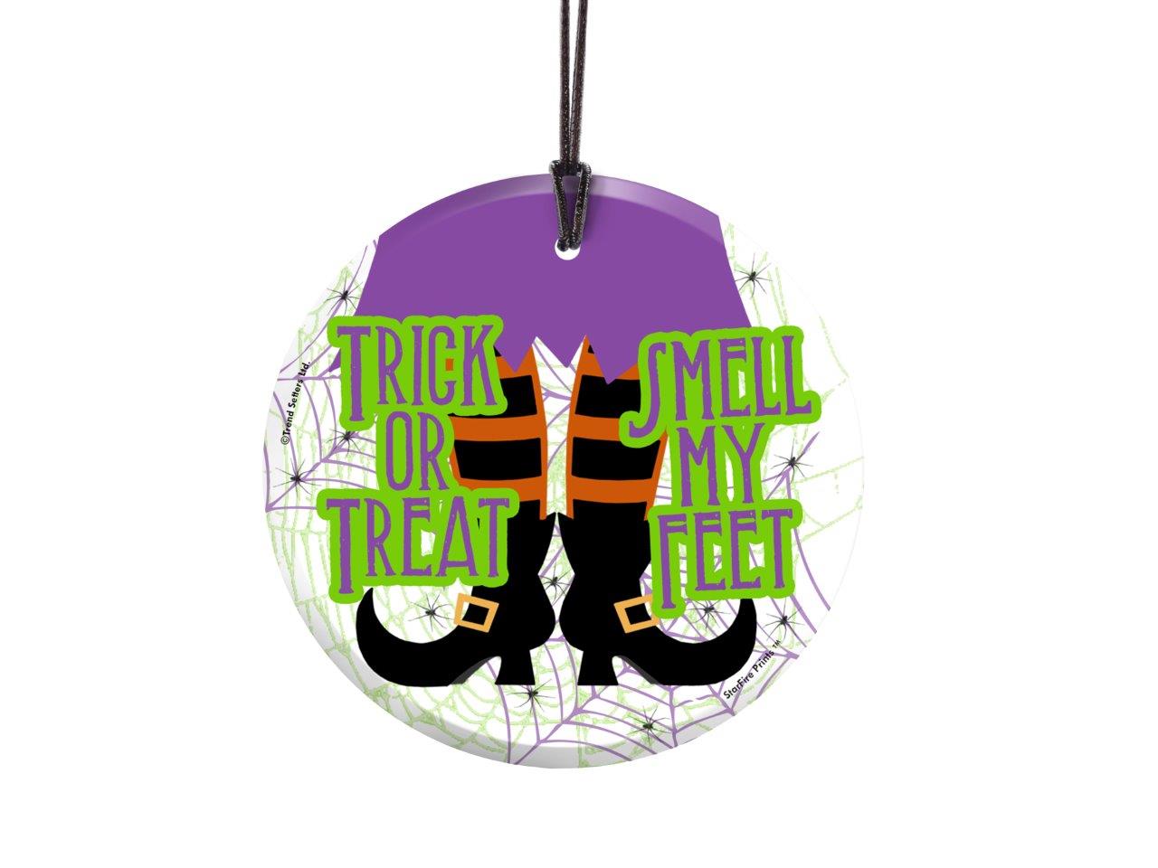 Halloween Collection (Smell My Feet) StarFire Prints™ Hanging Glass Print SPCIR564