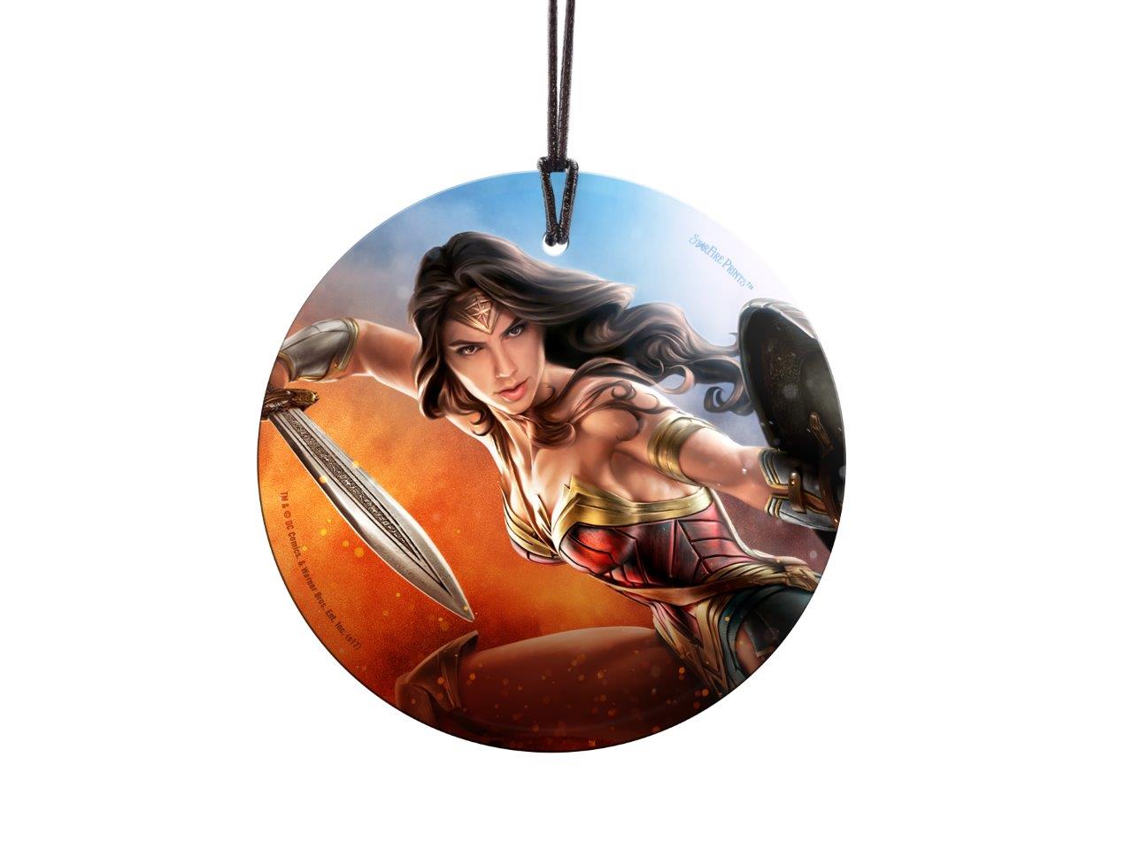 Wonder Woman (The Sword of Justice) StarFire Prints™ Hanging Glass Print SPCIR726