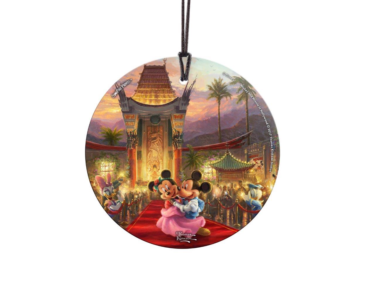 Disney (Mickey and Minnie in Hollywood) StarFire Prints™ Hanging Glass Print SPCIR796