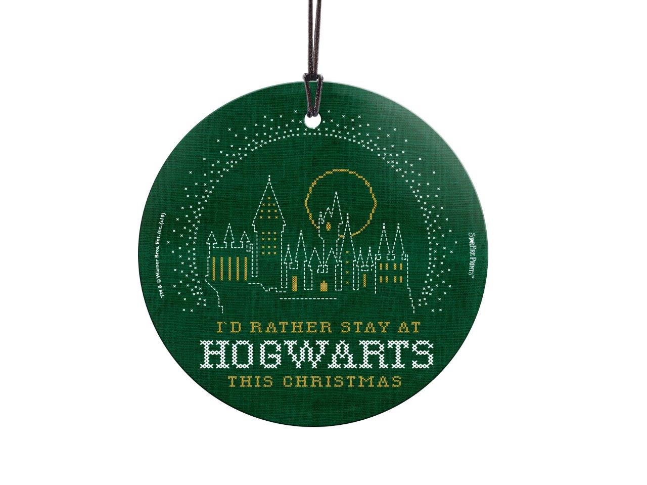 Harry Potter (I'd Rather Stay at Hogwarts) StarFire Prints™ Hanging Glass Print SPCIR989
