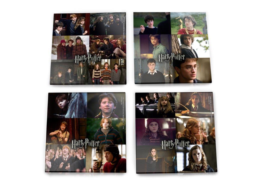 Harry Potter StarFire Prints™ Glass Coaster Set of Four SPCSTR036