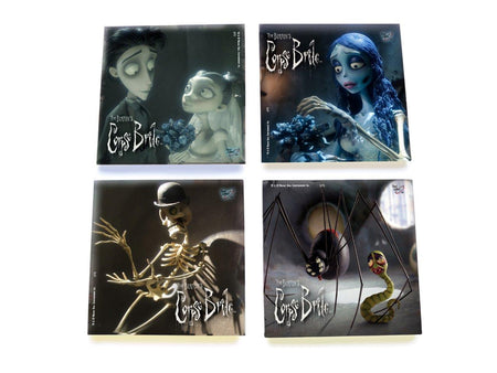 Corpse Bride (Set 1) StarFire Prints™ StarFire Prints™ Glass Coaster Set of Four SPCSTR117