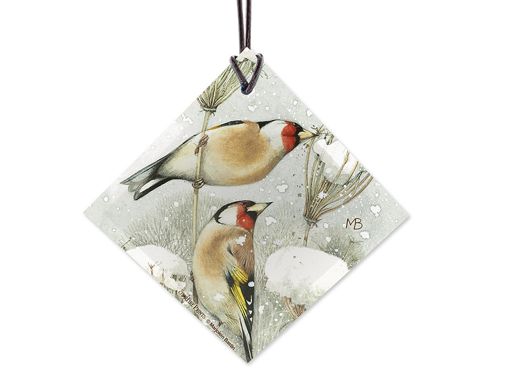Marjolein Bastin (Winter Birds) StarFire Prints™ Hanging Glass Print SPSQU682