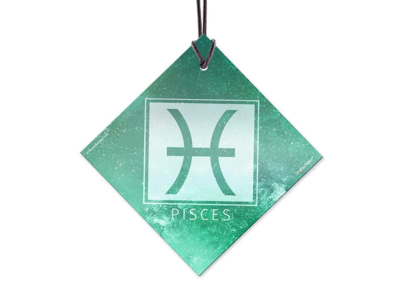 Zodiac Collection (Pisces) StarFire Prints™ Hanging Glass Print SPSQU825
