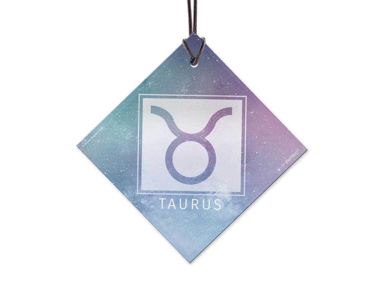 Zodiac Collection (Taurus) StarFire Prints™ Hanging Glass Print SPSQU827