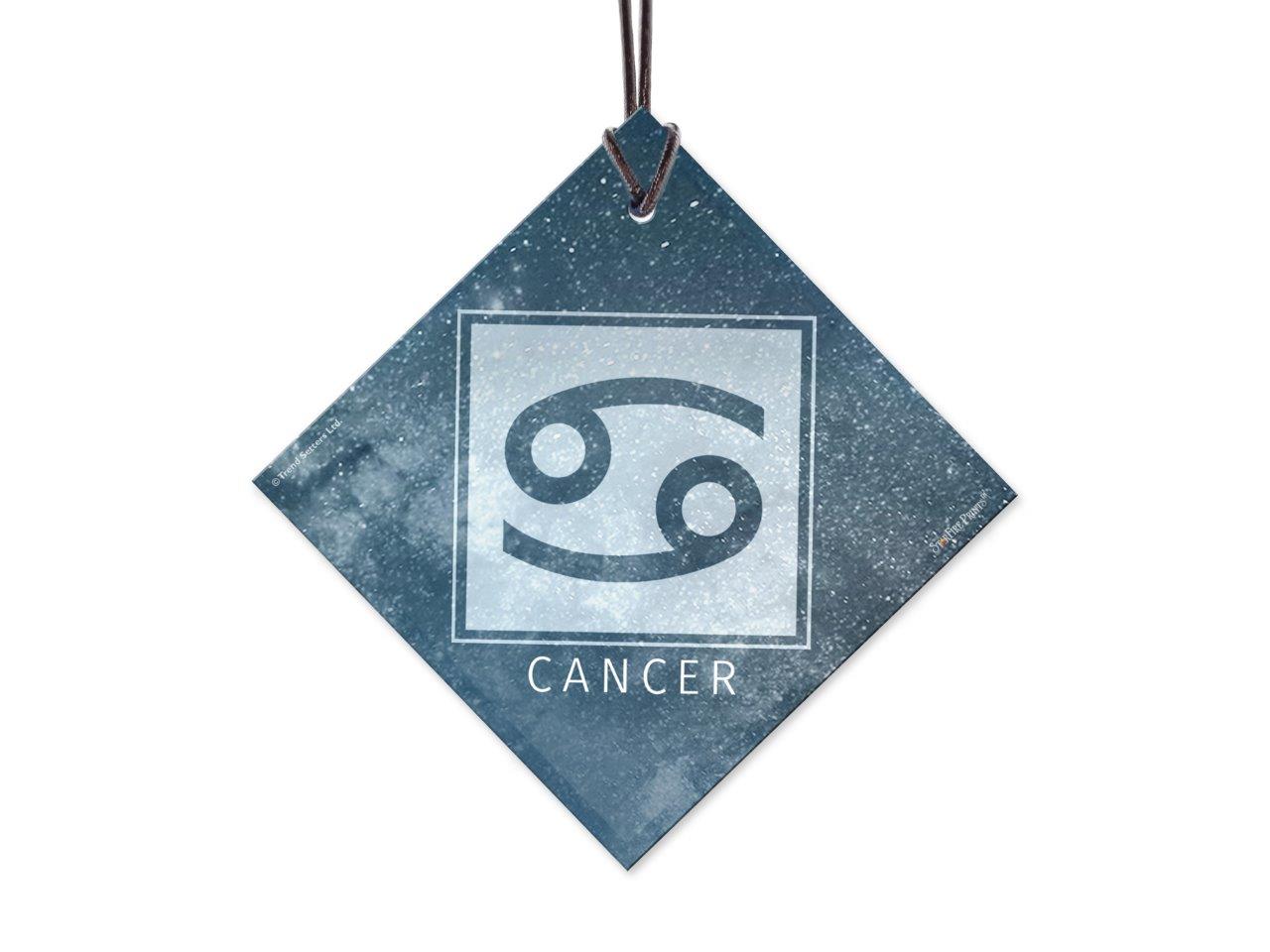 Zodiac Collection (Cancer) StarFire Prints™ Hanging Glass Print SPSQU829