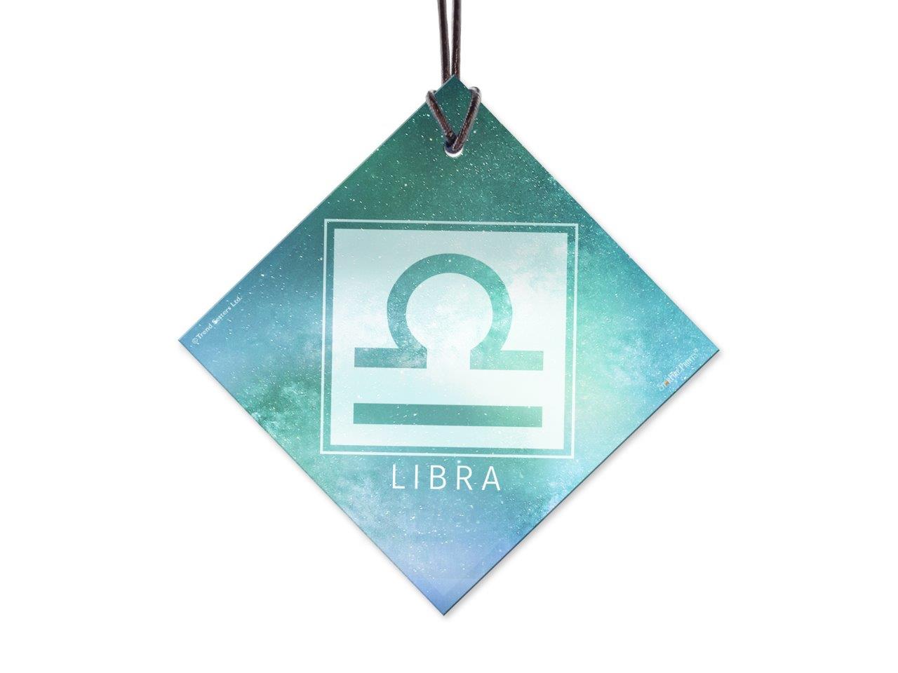 Zodiac Collection (Libra) StarFire Prints™ Hanging Glass Print SPSQU832