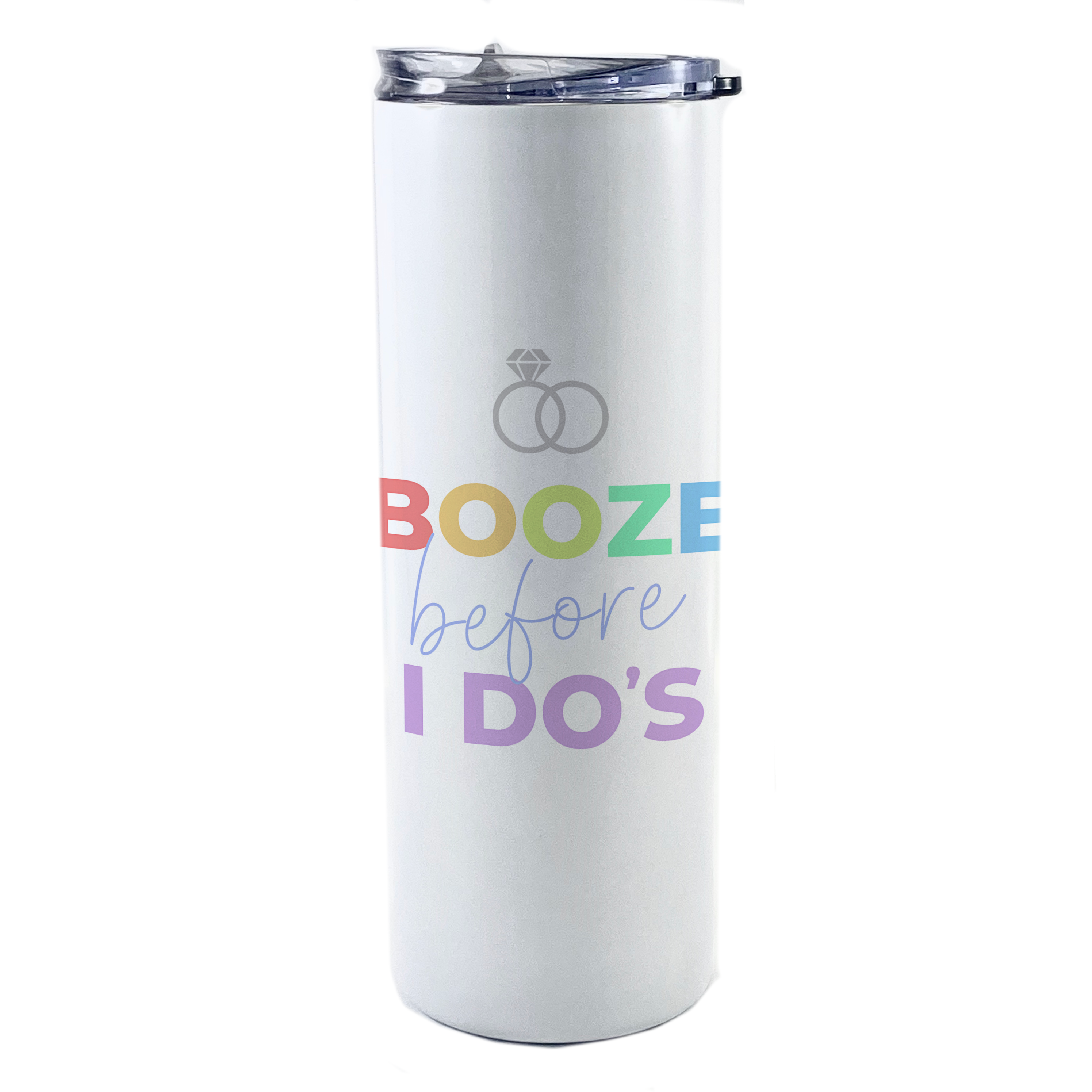 Bridal Party Collection (Booze Before I Dos) 20 Oz Stainless Steel Travel Tumbler with Straw SSTUMW0099
