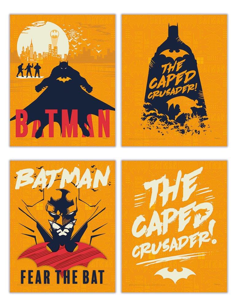 DC Comics (Batman - Orange) TrendyPrint™ Wall Art Set TP08100124