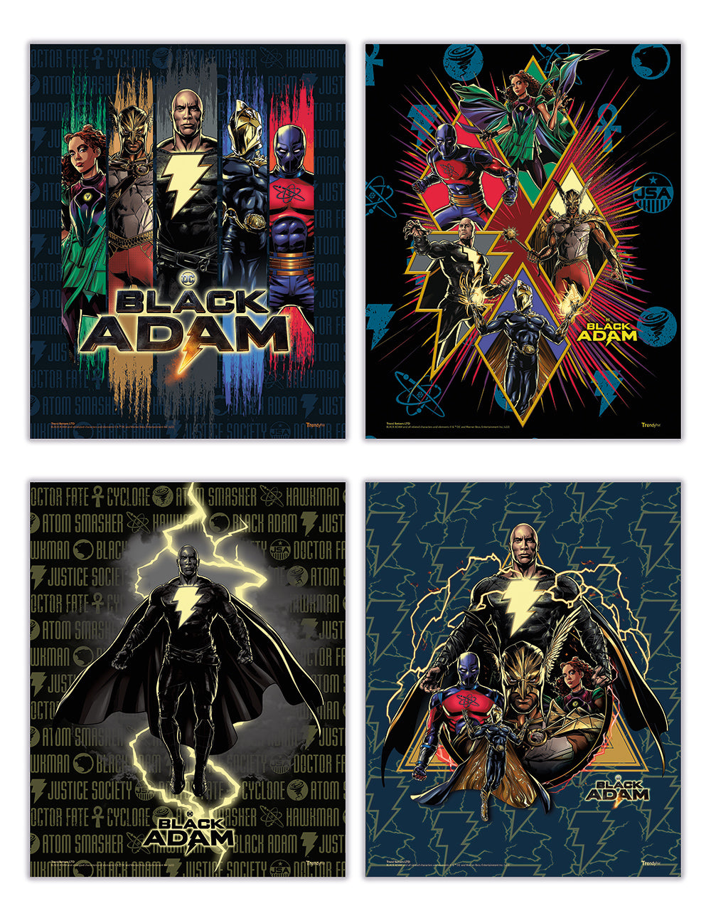 Black Adam (Black Adam) TrendyPrint™ Wall Art Set  TP08100240
