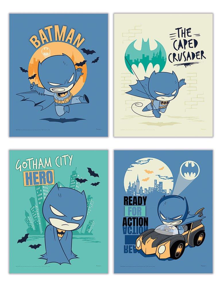 DC Comies (Batman - Chibi) TrendyPrint™ Wall Art Set TP08100694