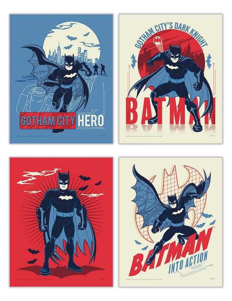 DC Comics (Batman - Gotham City Hero) TrendyPrint™ Wall Art Set TP08100718