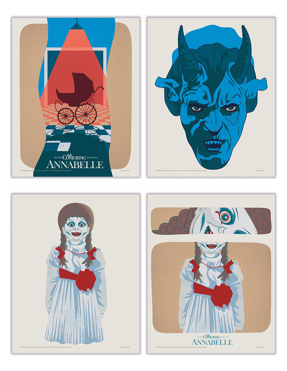 Annabelle (Art of Horror) TrendyPrint™ Wall Art Set TP08100895