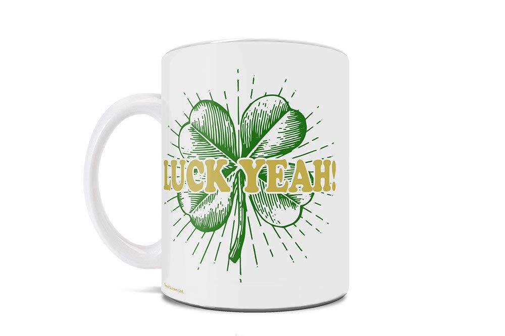 St. Patricks Day Collection (Vintage Clover) 11 oz Ceramic Mug WMUG1242