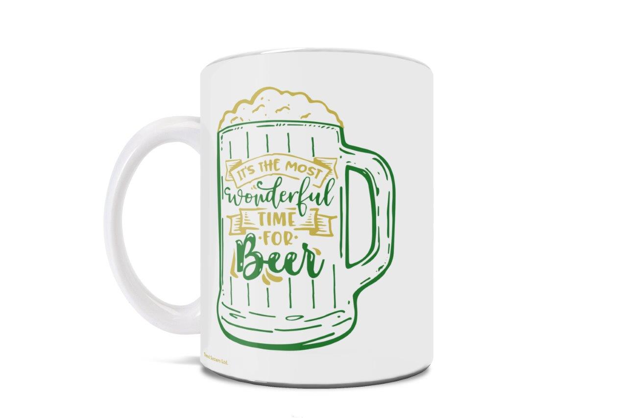 St. Patricks Day Collection (Time For Beer) 11 oz Ceramic Mug WMUG1244