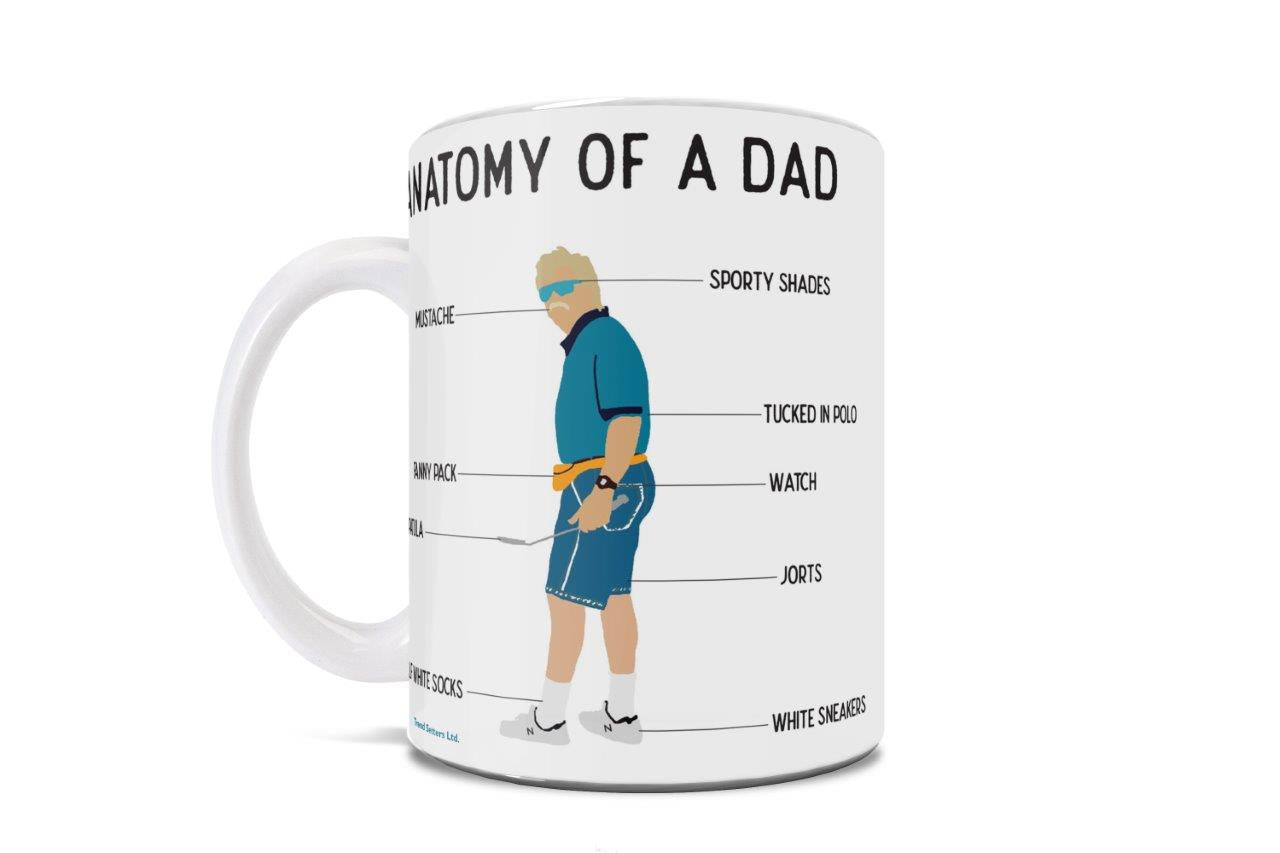 Parent Collection (Anatomy of a Dad) 11 oz Ceramic Mug WMUG1310