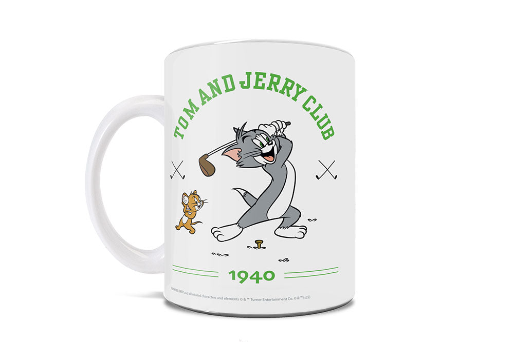 Tom and Jerry (Golfing) 11 oz Ceramic Mug WMUG1452