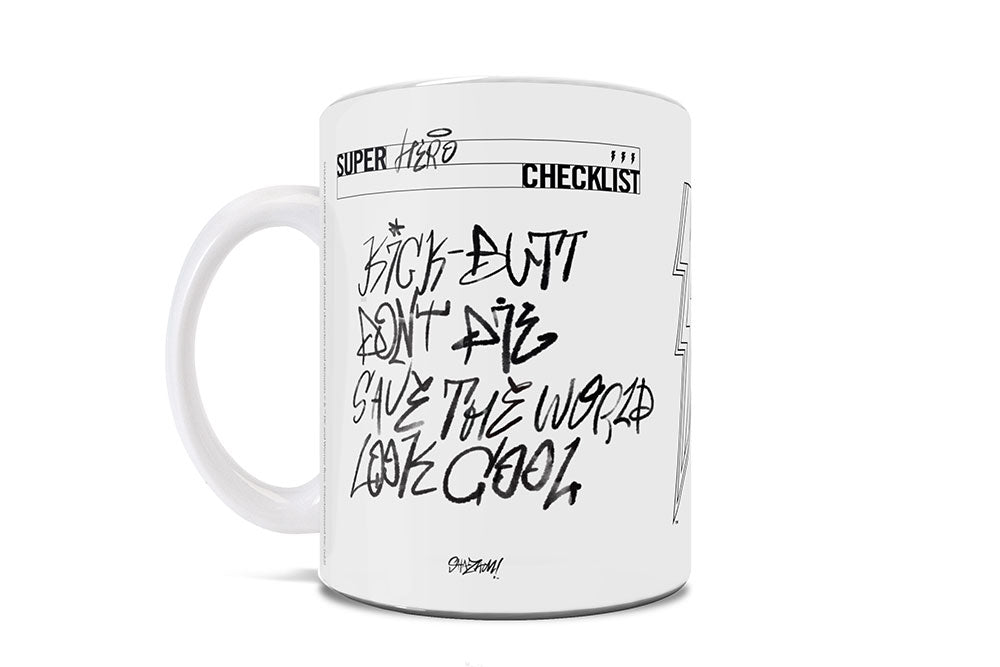 Shazam! Fury Of The Gods (Superhero Checklist) 11 oz Ceramic Mug WMUG1521