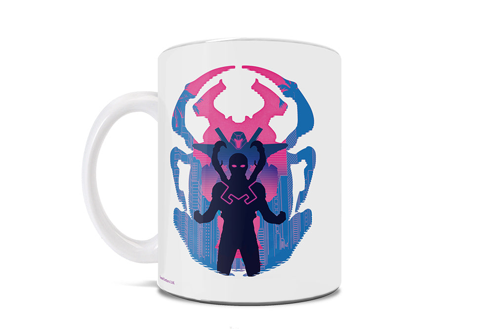 Blue Beetle (Silhouette) 11 oz Ceramic Mug WMUG1552