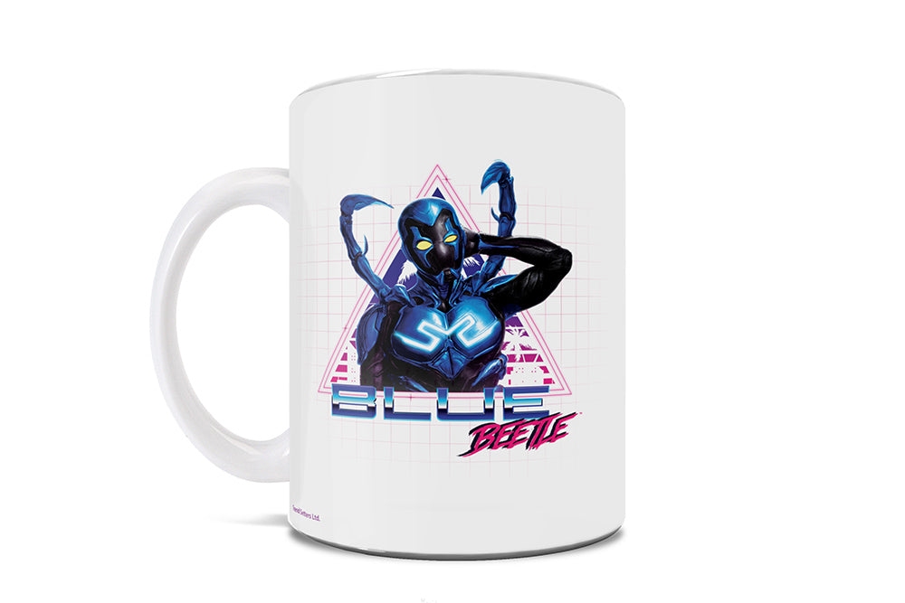 Blue Beetle (Grid) 11 oz Ceramic Mug WMUG1553