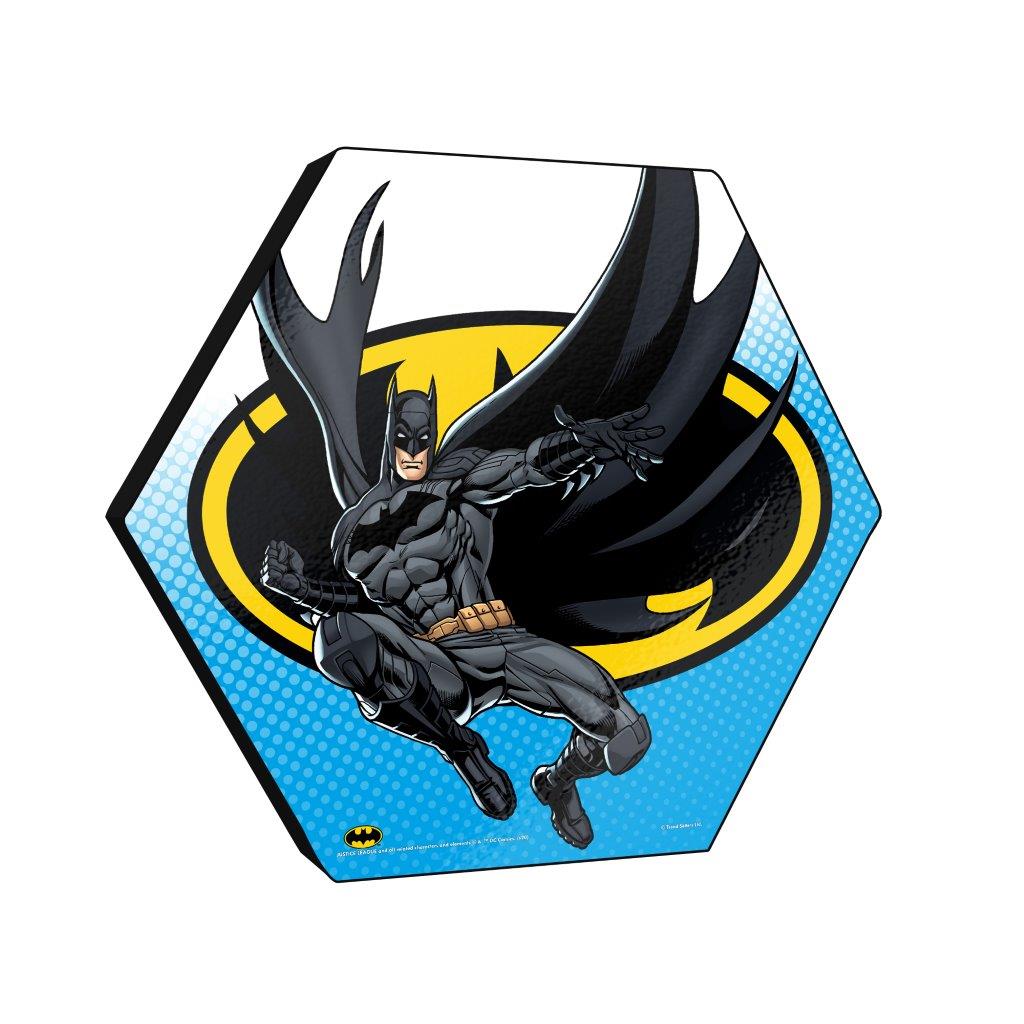 DC Comics (Justice League - Batman) KNEXAGON® Wood Print WPHEX4663DCJL