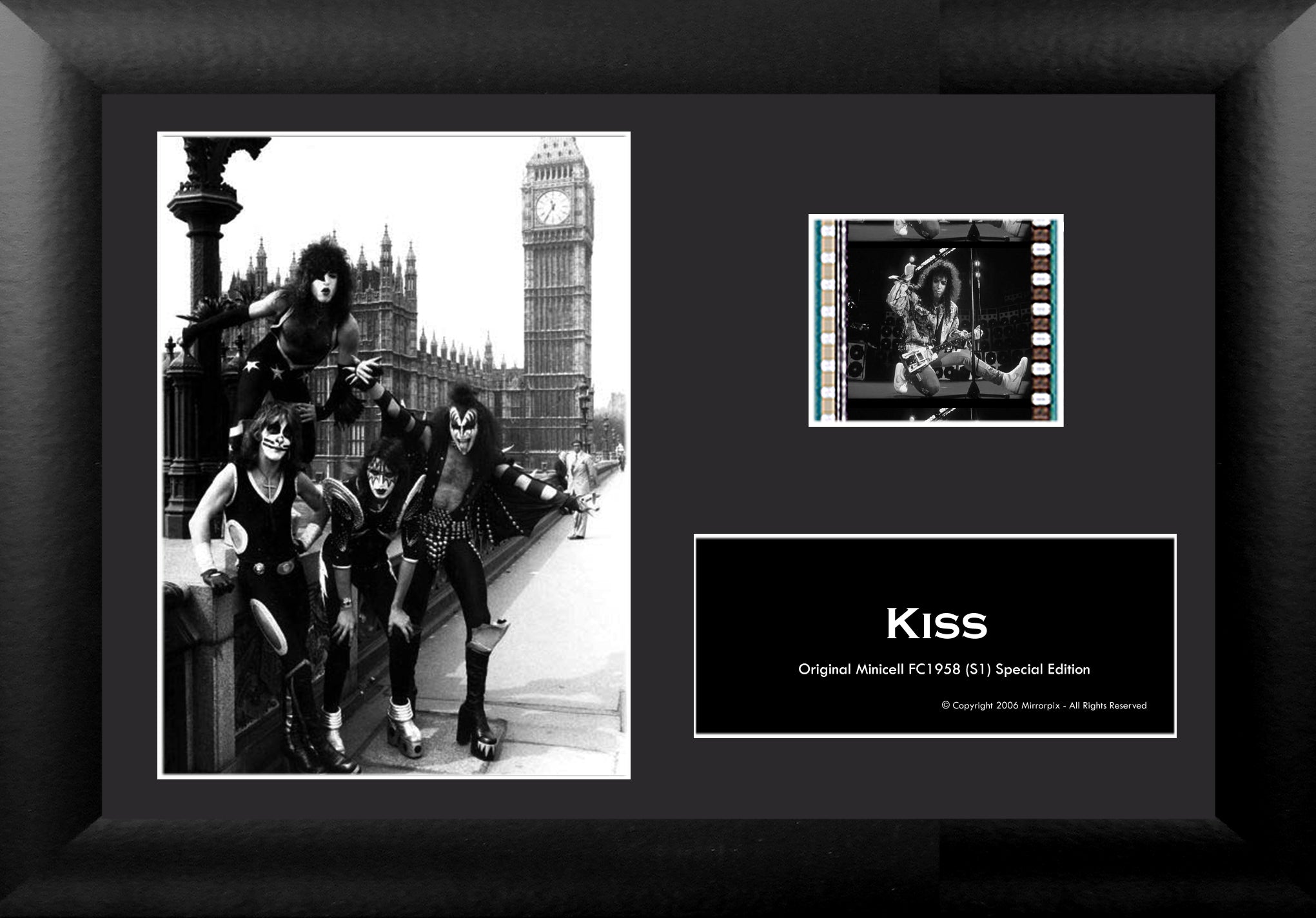 KISS (S1) Minicell FilmCells Framed Desktop Presentation USFC1958