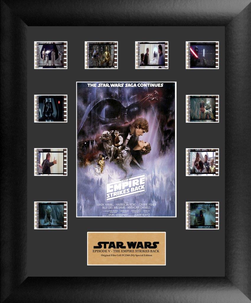 Star Wars Episode V (The Empire Strikes Back) 11 x 13 Mini Montage Framed FilmCells Presentation
