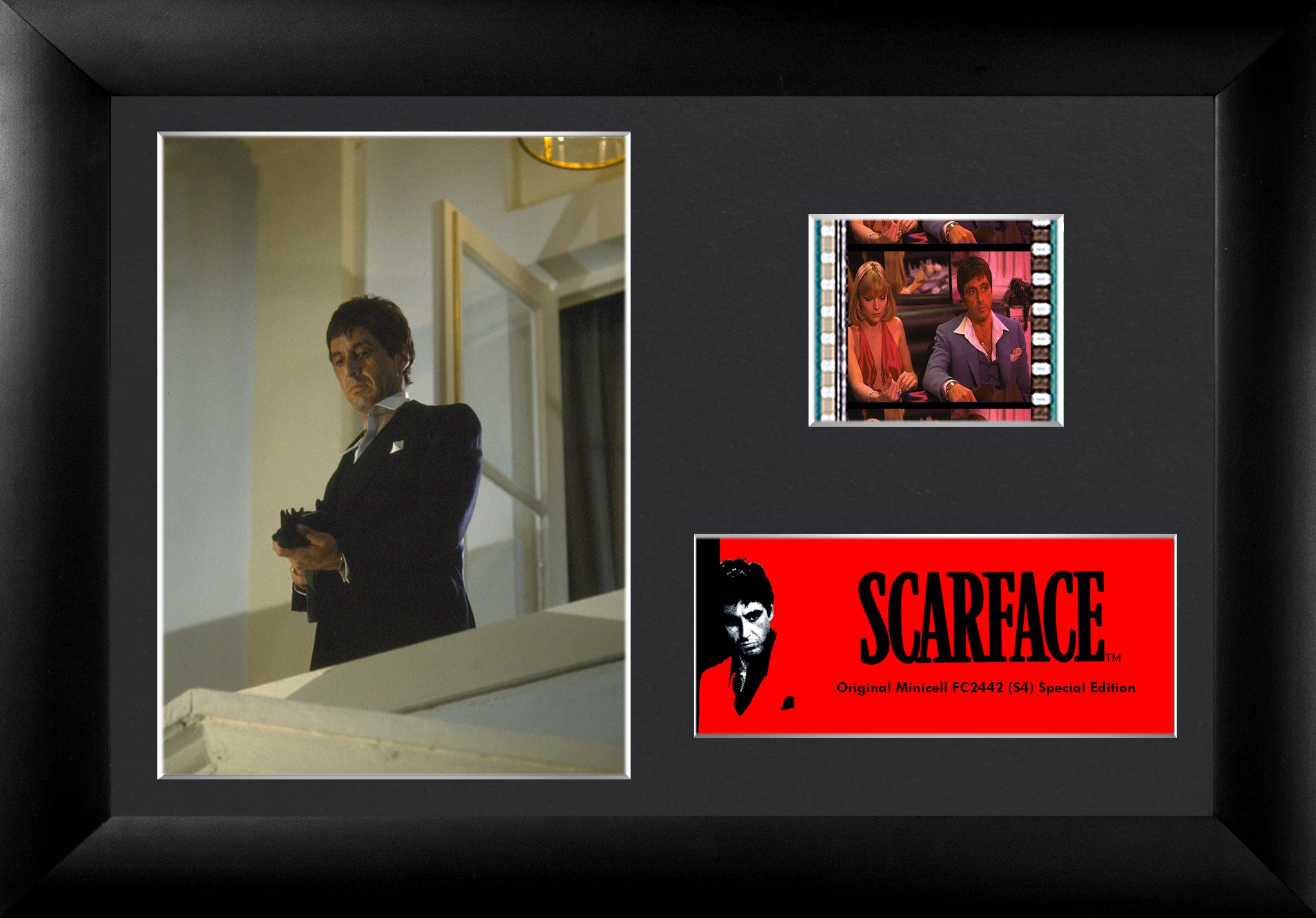 Scarface (Tony Montana - Say Hello) Minicell FilmCells Framed Desktop Presentation USFC2442
