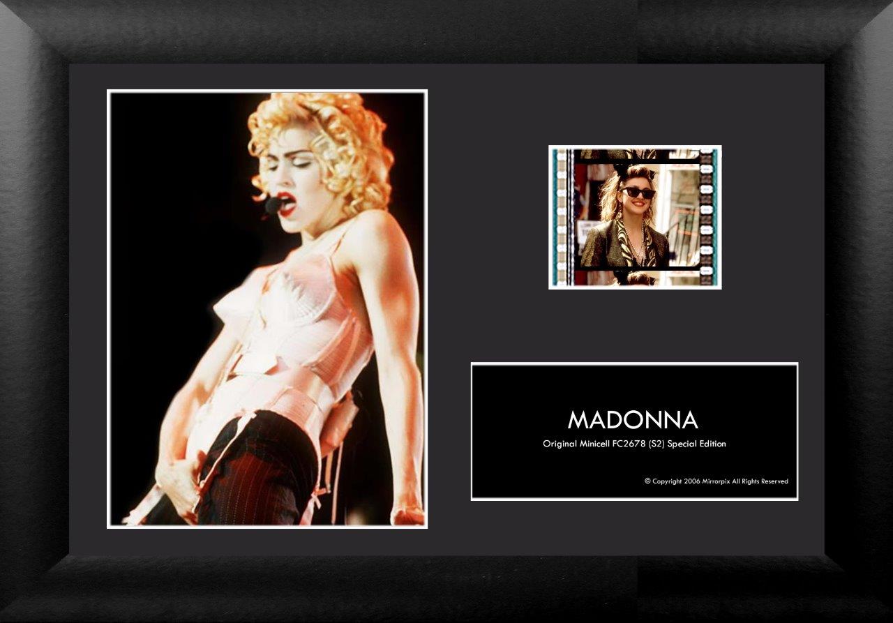 Madonna (S2) Minicell FilmCells Framed Desktop Presentation USFC2678