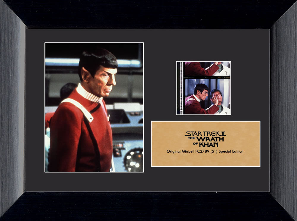 Star Trek II: The Wrath of Kahn (Spok) Minicell FilmCells Framed Desktop Presentation USFC2789