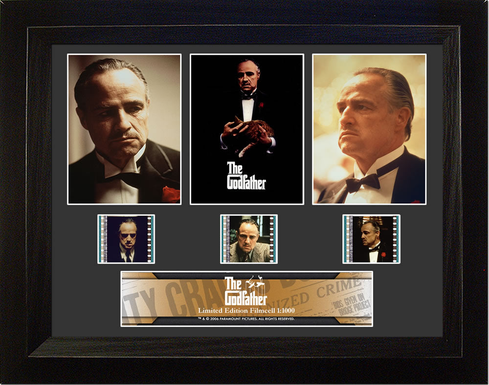 The Godfather (S1) Limited Edition 3 Cell Standard FilmCells Wall Art Presentation USFC3017
