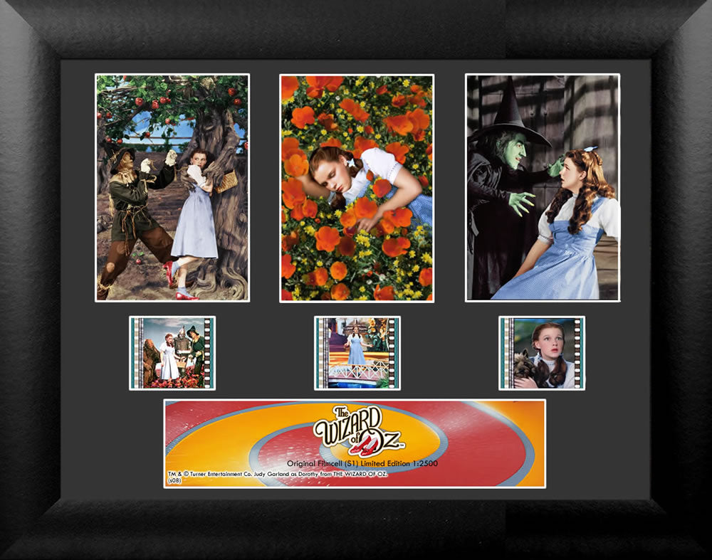 The Wizard of Oz (S1) 3 Cell Standard FilmCells Wall Art Presentation USFC5029
