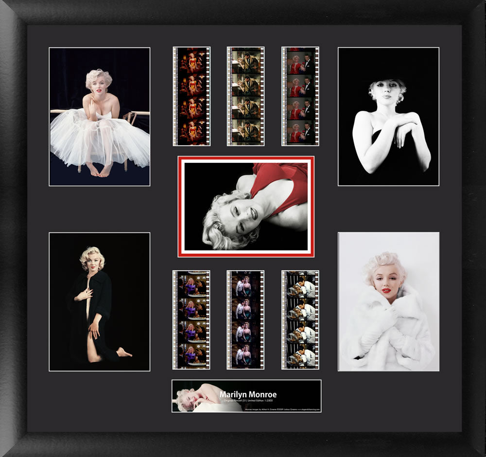 Marilyn Monroe (S1) FilmCells Presentation Limited Edition Montage Wall Art USFC5051