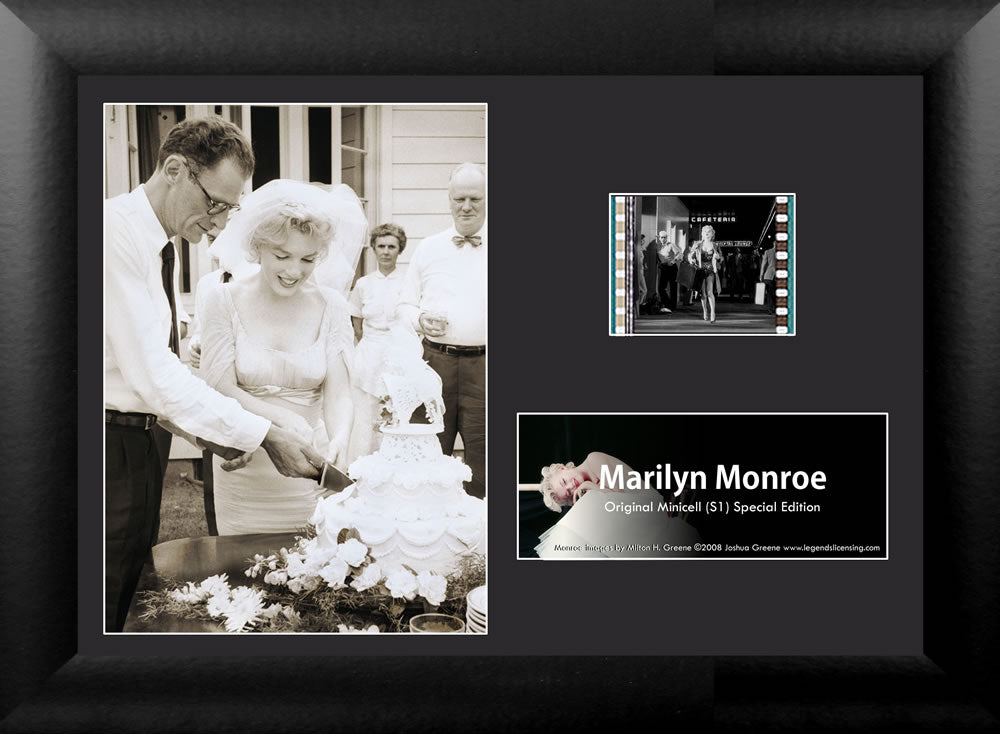 Marilyn Monroe (Wedding) Minicell FilmCells Framed Desktop Presentation USFC5058