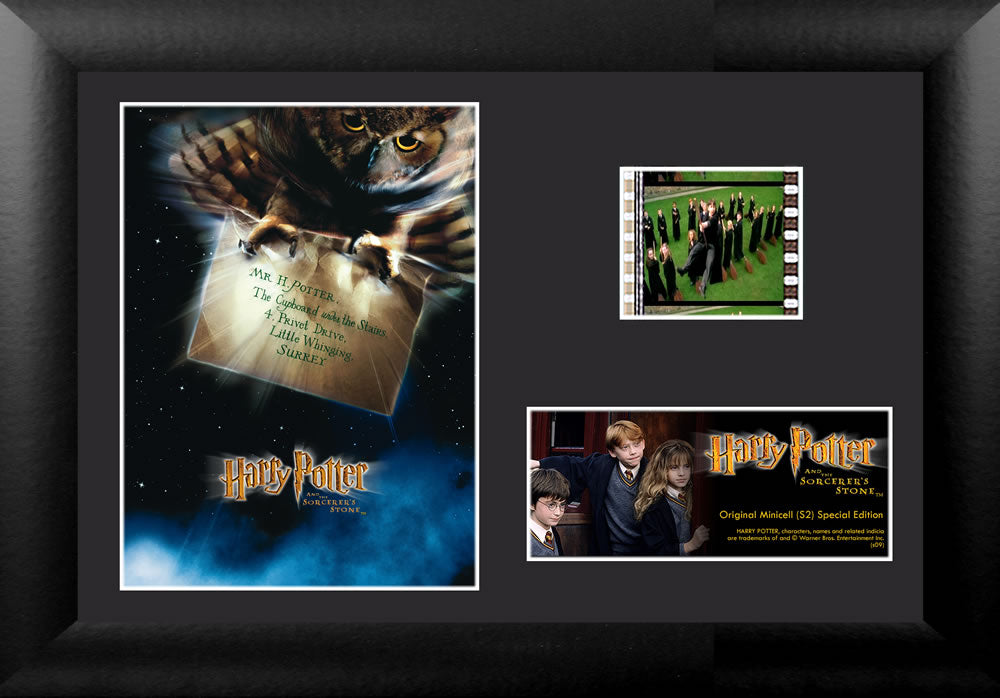 Harry Potter and the Sorcerers Stone (Acceptance Letter) Minicell FilmCells Framed Desktop Presentation USFC5064