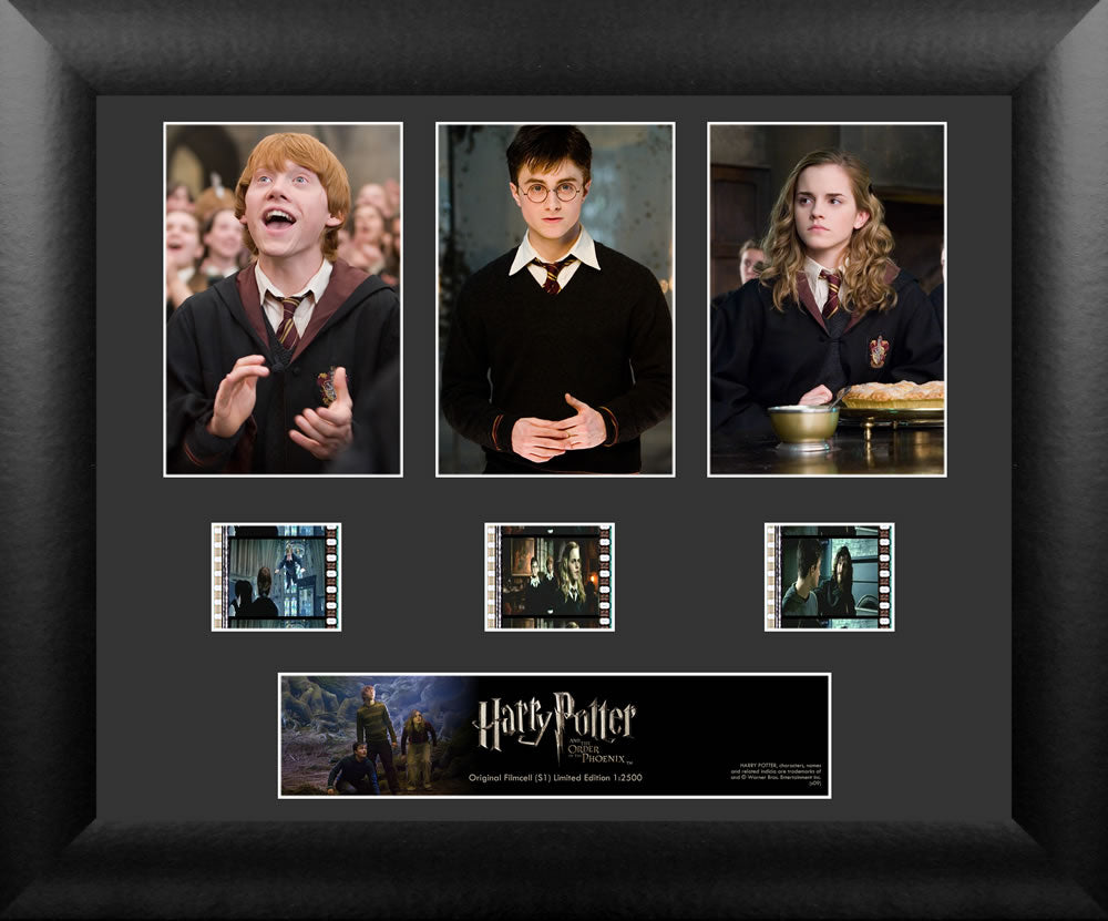 Harry Potter and the Order of the Phoenix (S1) Limited Edition 3 Cell Standard FilmCells Wall Art Presentation USFC5077