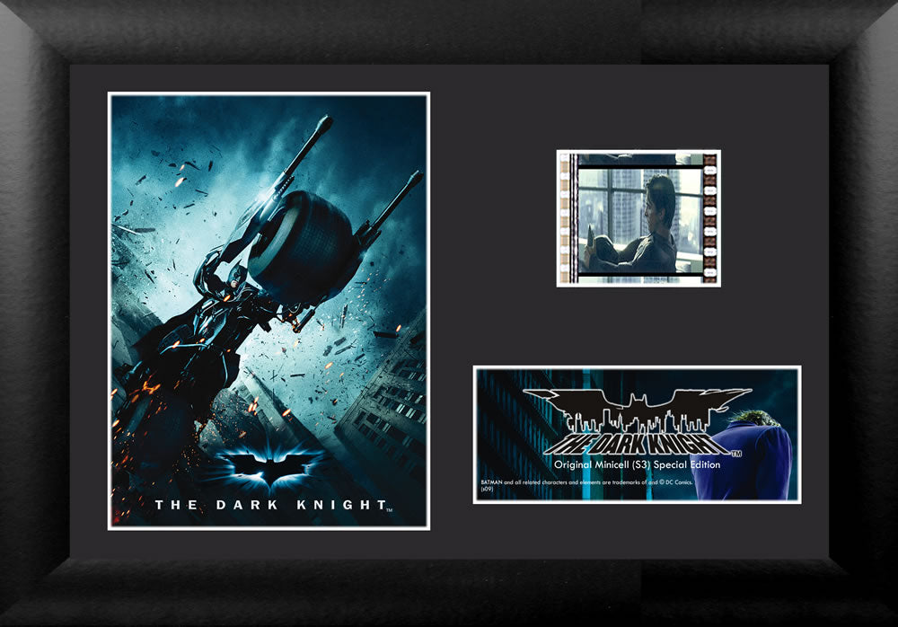 Batman: The Dark Knight (Batcycle) Minicell FilmCells Framed Desktop Presentation USFC5081
