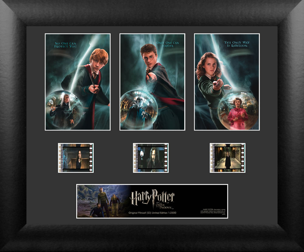 Harry Potter and the Order of the Phoenix (S3) Limited Edition 3 Cell Standard FilmCells Wall Art Presentation USFC5172