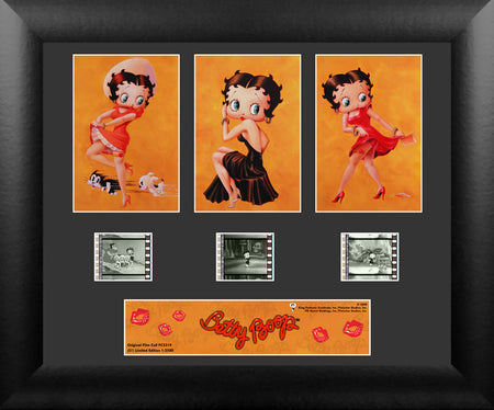 Betty Boop (Glamour) Limited Edition 3 Cell Standard FilmCells Wall Art Presentation USFC5319