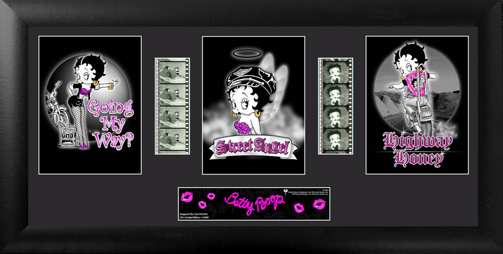 Betty Boop (My Way) Limited Edition Trio Framed FilmCells Presentation USFC5322