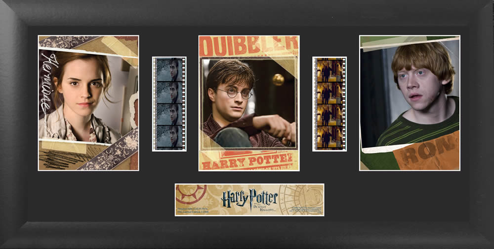 Harry Potter and the Deathly Hallows (S4) Limited Edition Trio Framed FilmCells Presentation USFC5434