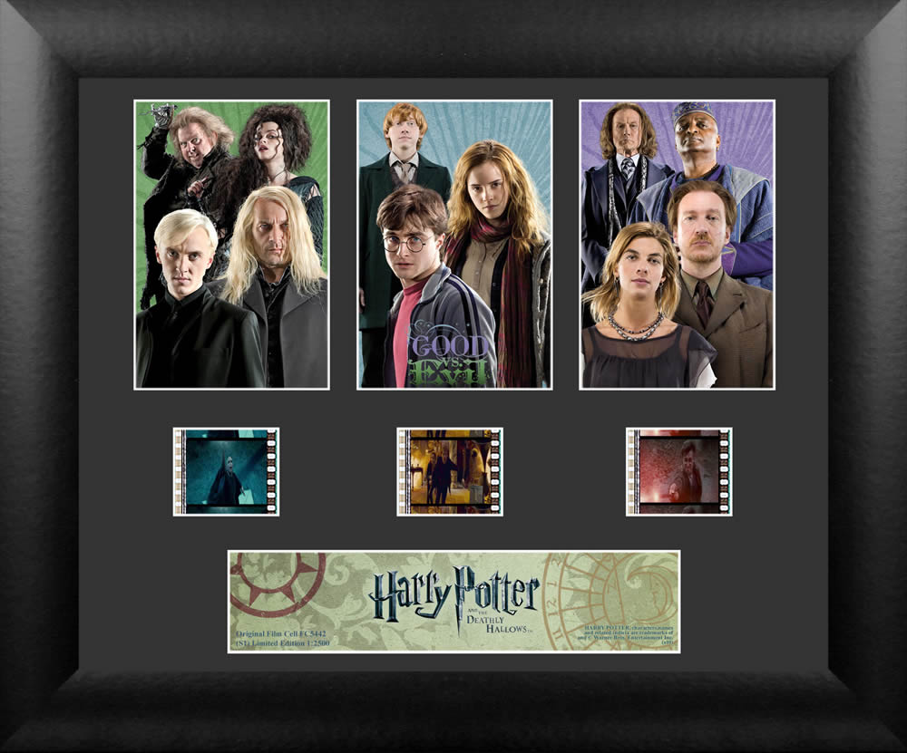 Harry Potter and the Deathly Hallows (S1) Limited Edition 3 Cell Standard FilmCells Wall Art Presentation USFC5442