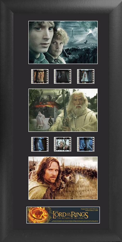 The Lord of the Rings: The Return of the King (S1) Limited Edition Trio Framed FilmCells Presentation USFC5610