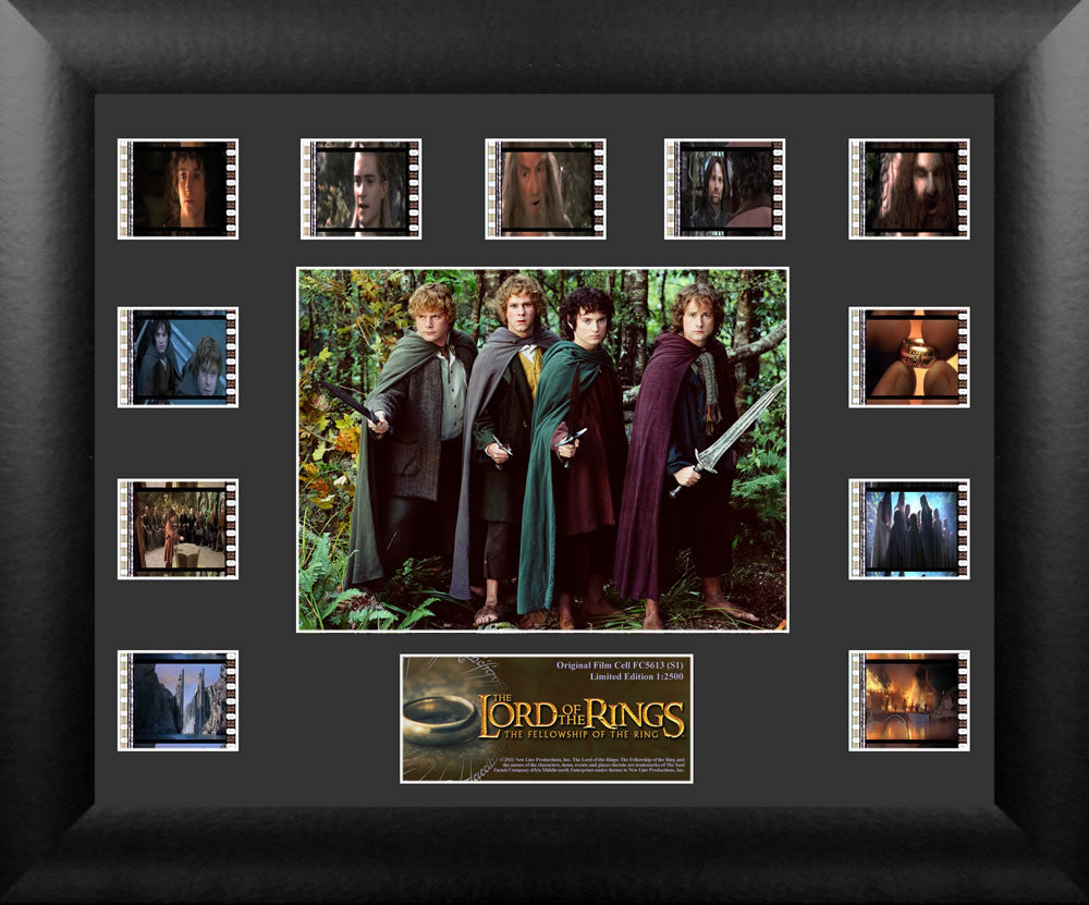 The Lord of the Rings: The Fellowship of the Ring (S1) Limited Edition Mini Montage Framed FilmCells Presentation USFC5613